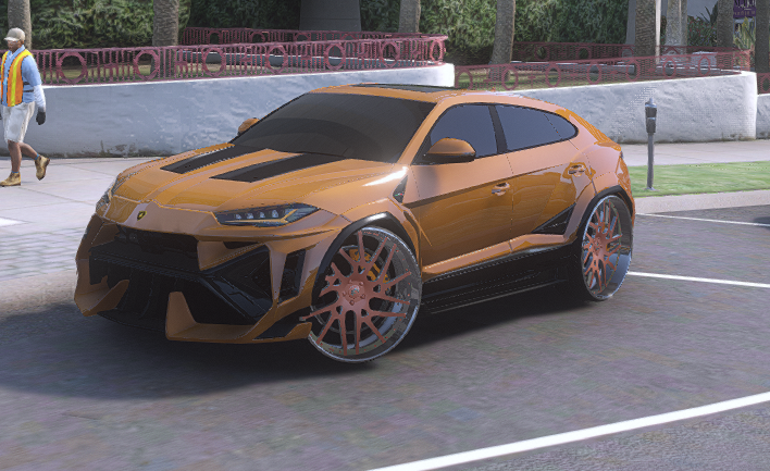 🐂 Lamborghini Urus Widebody Donk (Two-Tone Copper/Black)