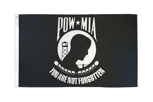POW-MIA 3X5 POLYESTER FLAG